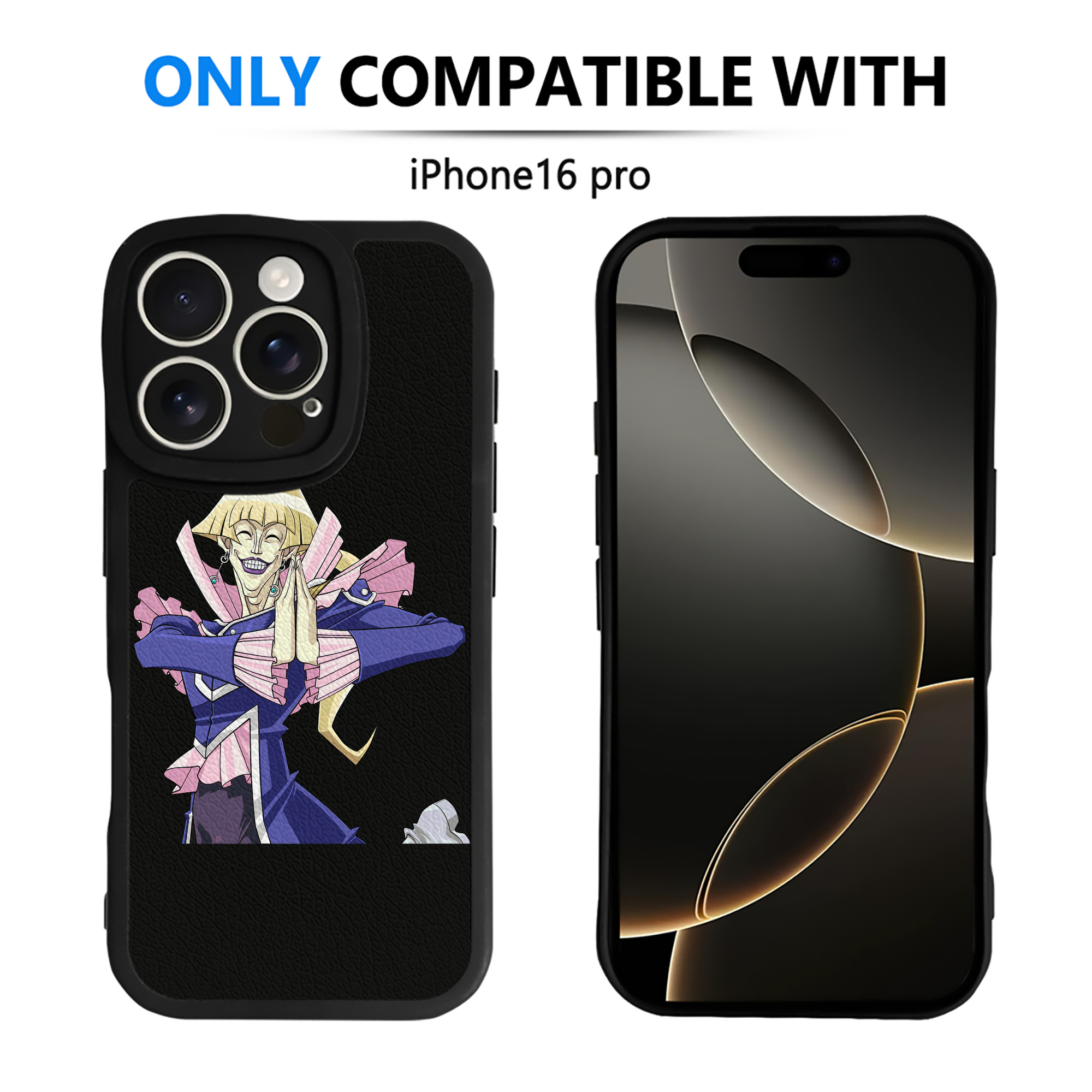 （画像用） 遊☆戯☆王 Yu-Gi-Oh! 【iPhone 16シリーズ対応】シリコンスマホケース（レザー調） 材質：シリコン